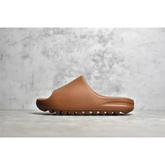 Adidas Yeezy Slide "Flax" — Dark Beige / Tonal