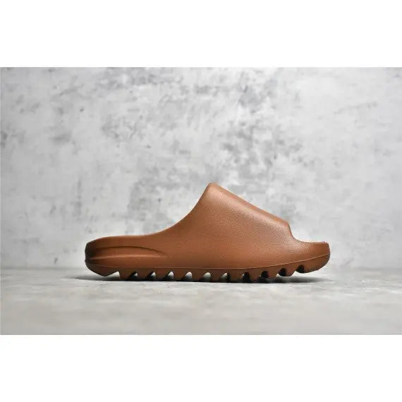 Adidas Yeezy Slide "Flax" — Dark Beige / Tonal